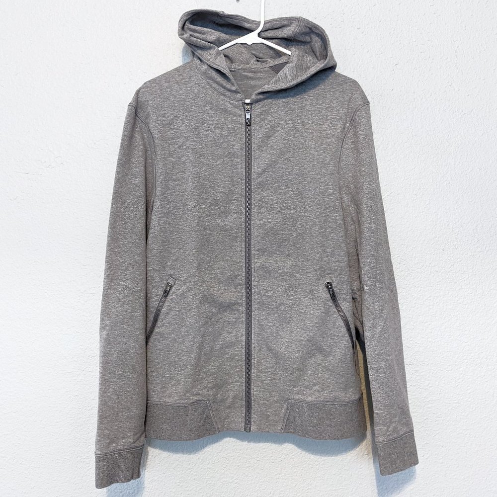 Lululemon Cross Cut Zip Hoodie Grey